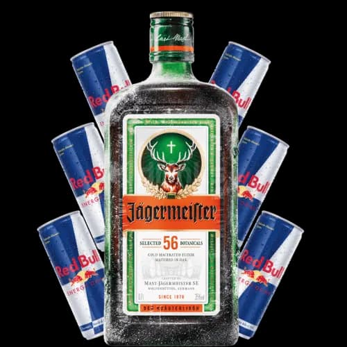 Jägermeister 0,5l + 6x Red Bull